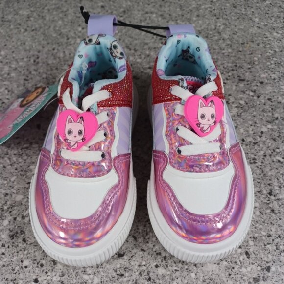 Sneakers Colorful Gabby's Dollhouse Toddler Girl Slip-On Shoes - Picture 3 of 13